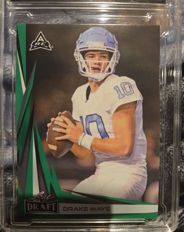2023 Leaf Draft #B2-4 Drake Maye — front