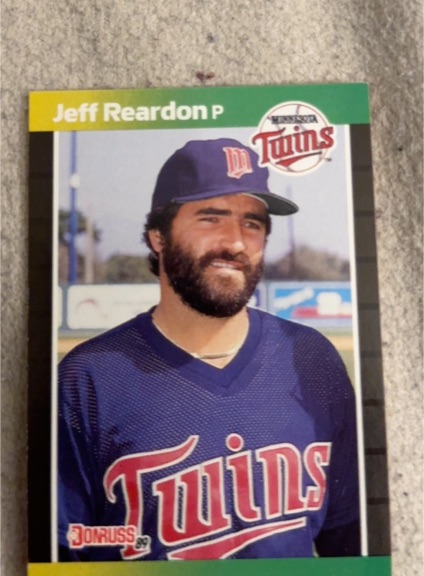 1989 Donruss #155 Jeff Reardon — front