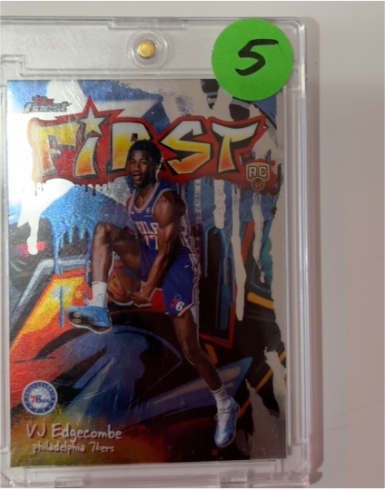 2025-26 Topps Finest First #F-3 VJ Edgecombe — front