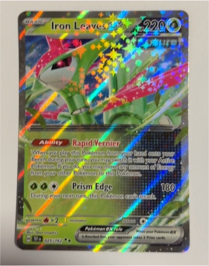 2024 Pokémon SV05: Temporal Forces #025 Iron Leaves ex — front