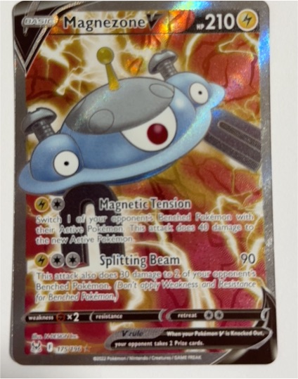 2022 Pokémon TCG Lost Origin #175 Magnezone V — front