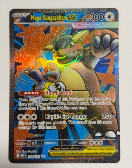 2025 Pokémon Mega Kangaskhan EX #164/132 — front