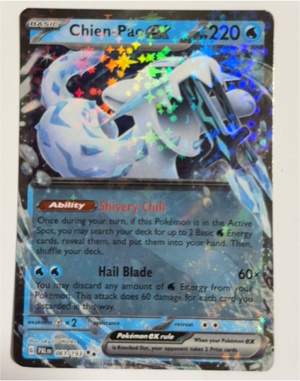 2023 Pokémon Paldea Evolved #061 Chien-Pao EX — front