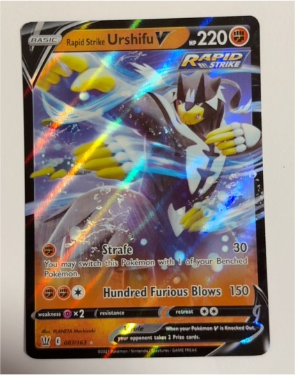 2021 Pokémon Battle Styles #087 Rapid Strike Urshifu V — front