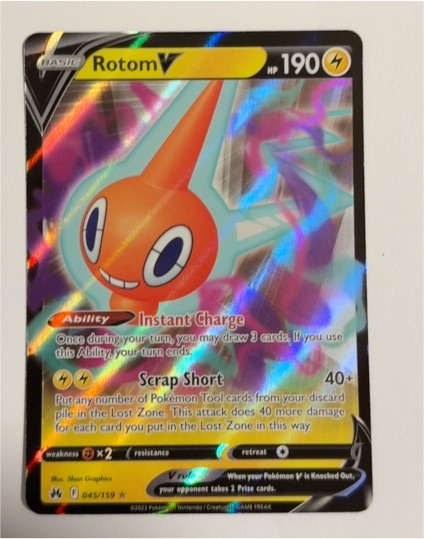 2022 Crown Zenith #045 Rotom V — front