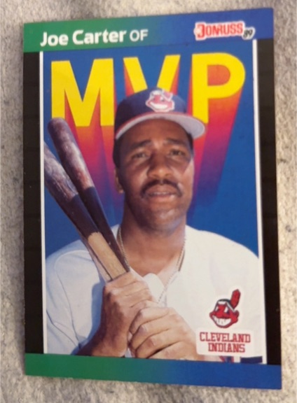 1989 Donruss #BC-3 Joe Carter MVP — front