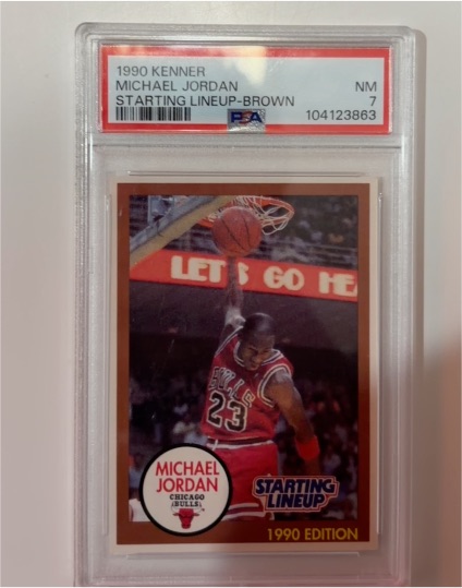 1990 Kenner Starting Lineup #Michael Jordan Brown — front