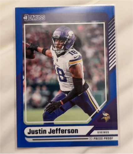 2024 Panini Donruss #215 Justin Jefferson — front