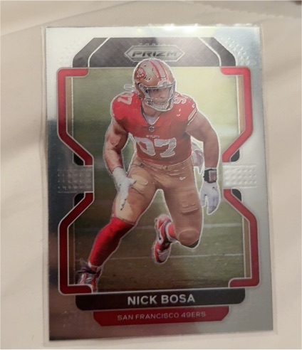2021 Panini Prizm #58 Nick Bosa — front