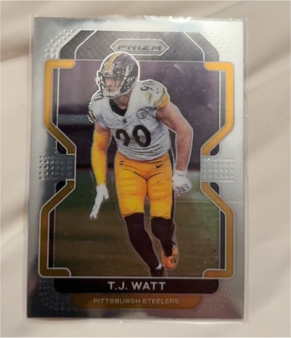 2021 Panini Prizm Football #255 T.J. Watt — front