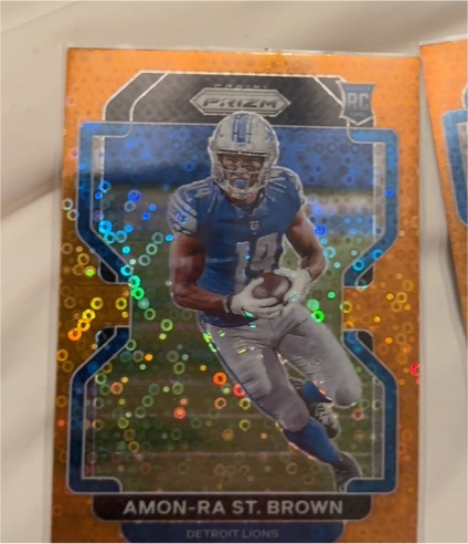 2021 Panini Prizm #358 Amon-Ra St. Brown — front