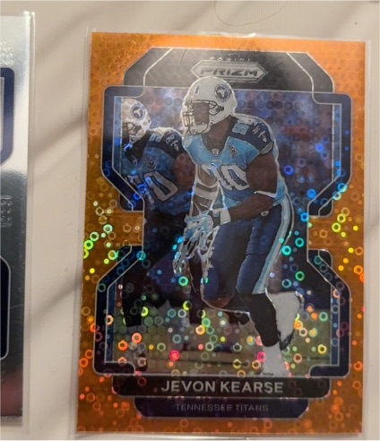 2024 Panini Prizm #286 Jevon Kearse Orange Disco Prizm — front