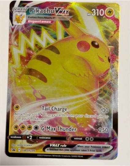 2023 Pokémon SWSH #286 Pikachu VMAX — front