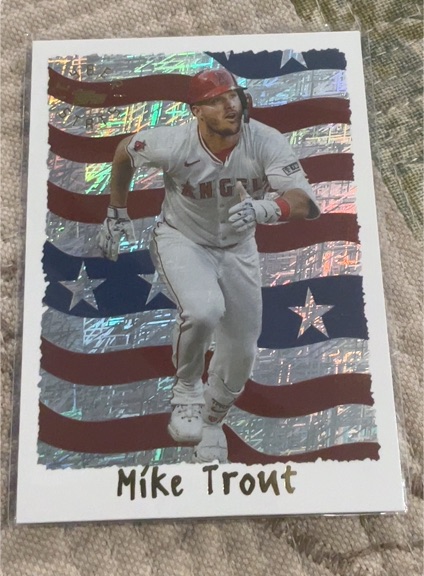 2025 Topps Archives - 1995 Topps Cyberstats #95C-6 Mike Trout — front