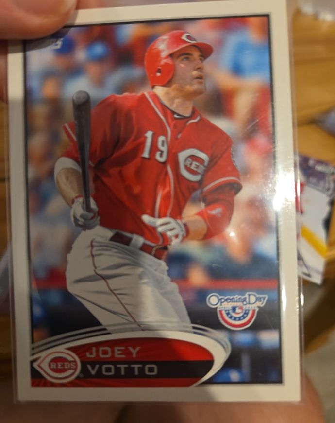 2012 Topps Opening Day #156 Joey Votto — front