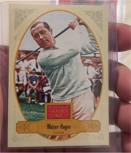 2012 Panini Golden Age #25 Walter Hagen — front