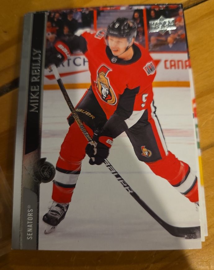 2020-21 Upper Deck #130 Mike Reilly Ottawa Senators — front