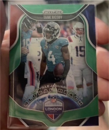 2025 Panini Prizm #7 Tank Bigsby Global Reach — front