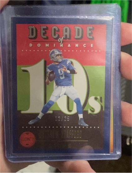 2023 Panini Legacy #DOD-14 Matthew Stafford Decade of Dominance — front