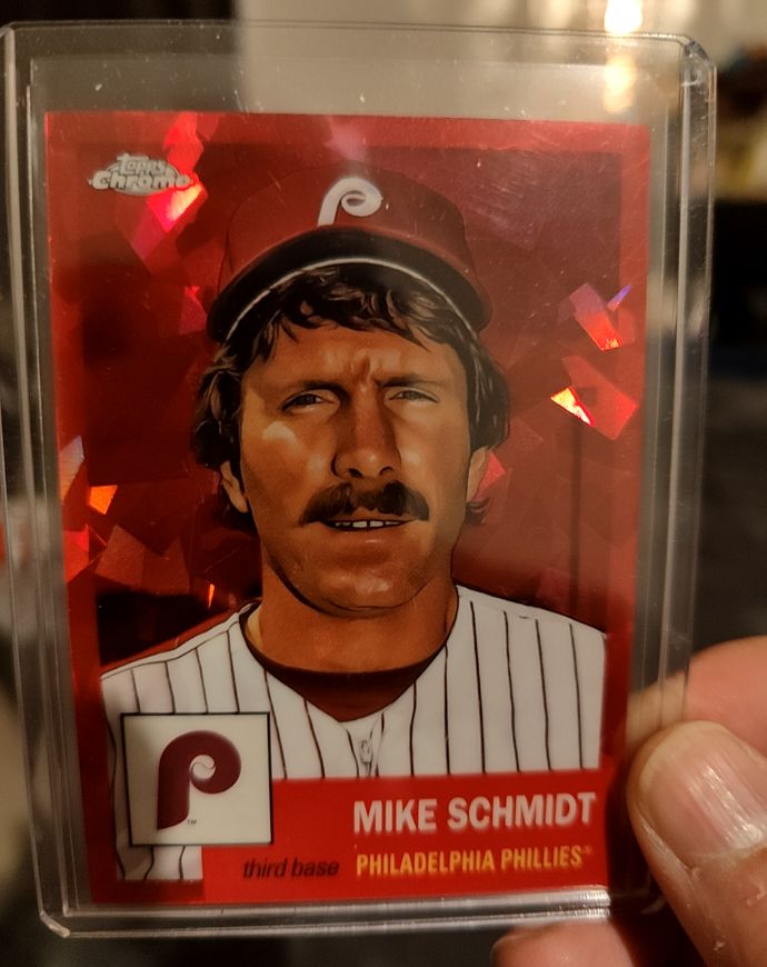 2022 Topps Chrome Platinum Anniversary #401 Mike Schmidt — front