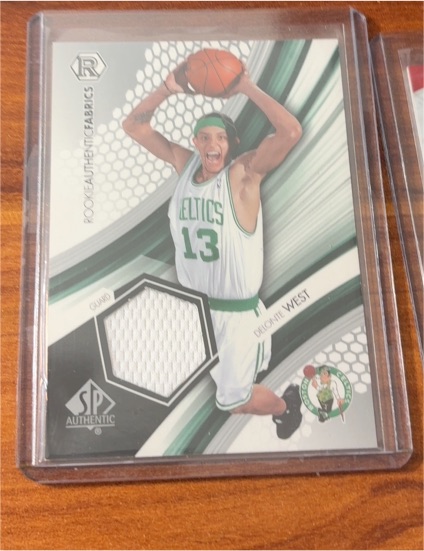 2004-05 SP Authentic Rookie Authentic Fabrics #RAF-WE Delonte West — front