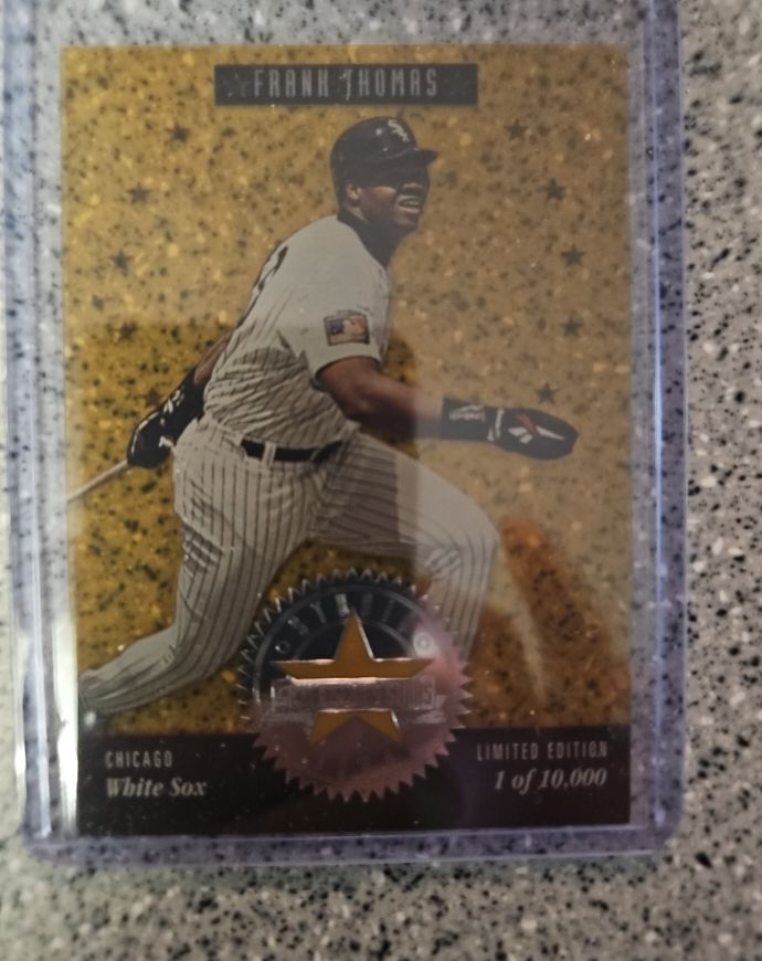 1994 Donruss Studio #3 Frank Thomas Silver Series Stars — front
