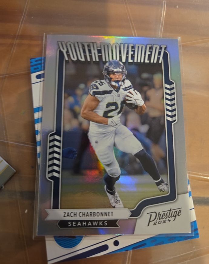 2024 Panini Prestige #YM-ZCT Zach Charbonnet Youth Movement — front