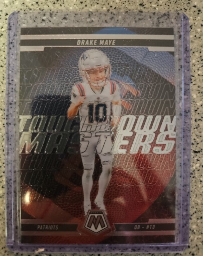 2025 Panini Mosaic #9 Drake Maye Touchdown Masters — front