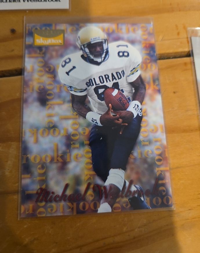 1995 SkyBox Premium #162 Michael Westbrook Rookie — front