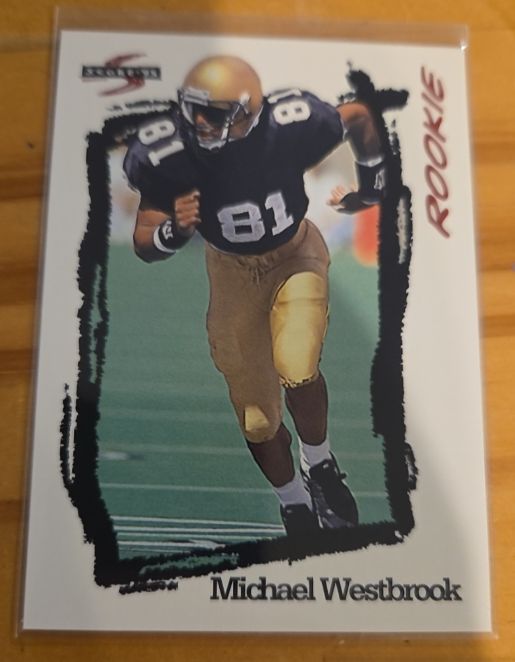 1995 Score #253 Michael Westbrook Rookie — front