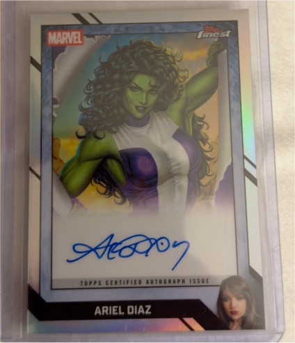 2026 Topps Finest Fantastic Four #CB-AZ Ariel Diaz — front