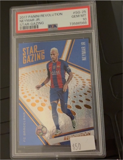 2017 Panini Revolution #SG-25 Neymar Jr Star Gazing — front