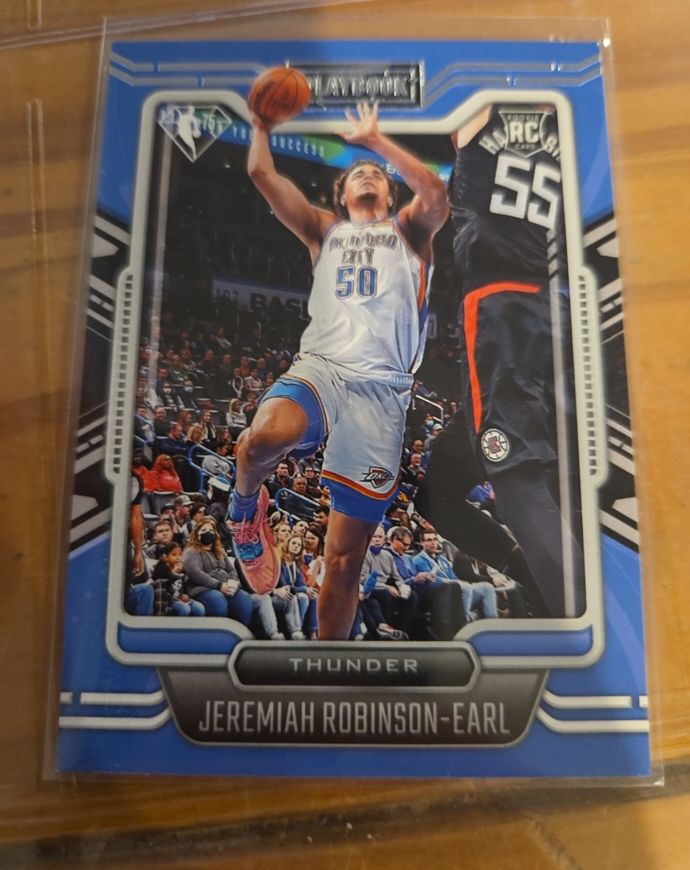 2021-22 Panini Chronicles Playbook #273 Jeremiah Robinson-Earl — front