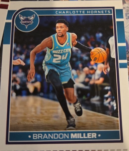 2024-25 Panini NBA Hoops #224 Brandon Miller — front