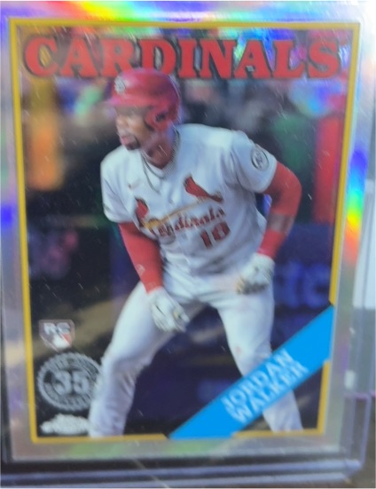2023 Topps Chrome Update #88CU-18 Jordan Walker 1988 Topps — front