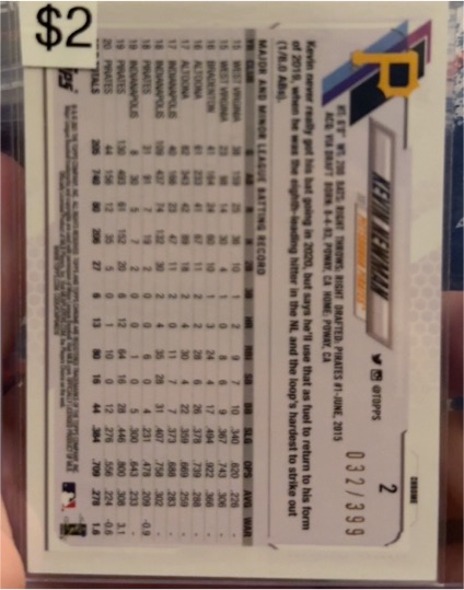 2021 Topps Chrome #2 Mitch Keller — front