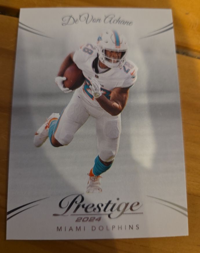 2024 Panini Prestige #186 De'Von Achane — front