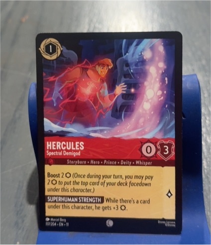 2026 Disney Lorcana Winterspell #117 Hercules Spectral Demigod — front