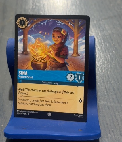 2023 Disney Lorcana Winterspell #142 Sina - Vigilant Parent — front