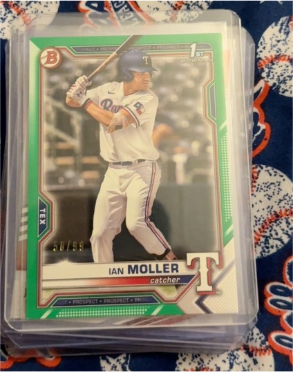 2021 Bowman Draft #BD-42 Ian Moller — front