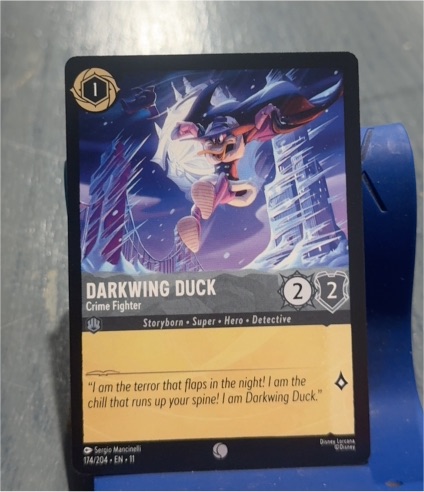 2023 Disney Lorcana Winterspell #174 Darkwing Duck — front