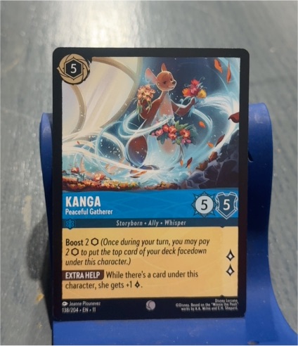 Disney Lorcana Winterspell #138 Kanga - Peaceful Gatherer — front