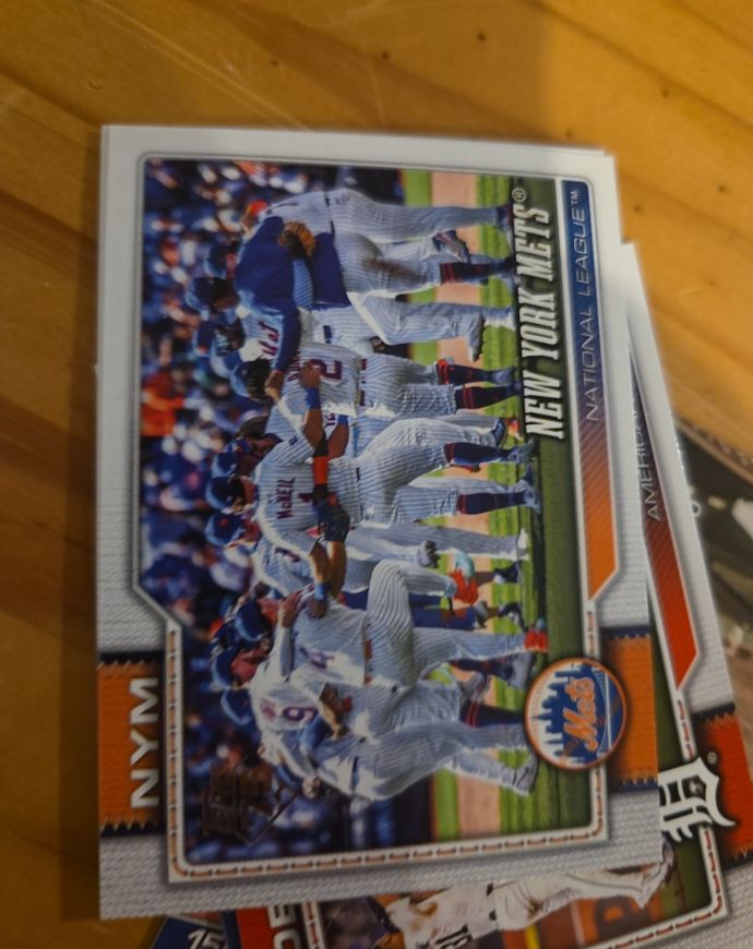 2026 Topps Series 1 #291 New York Mets Team Card — front