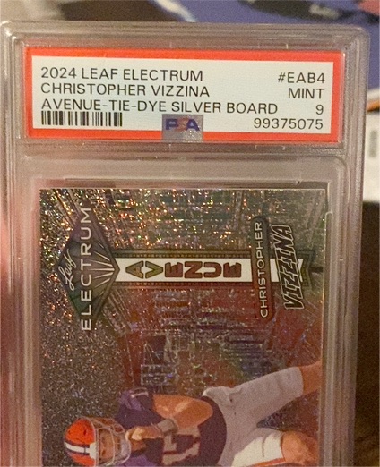 2024 Leaf Electrum #EAB4 Christopher Vizzina Avenue-Tie-Dye Silver Board — front