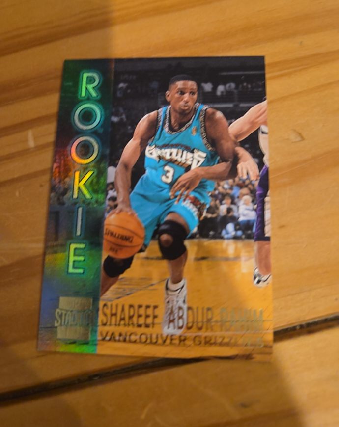1996-97 Topps Stadium Club Rookies #R1 Shareef Abdur-Rahim — front