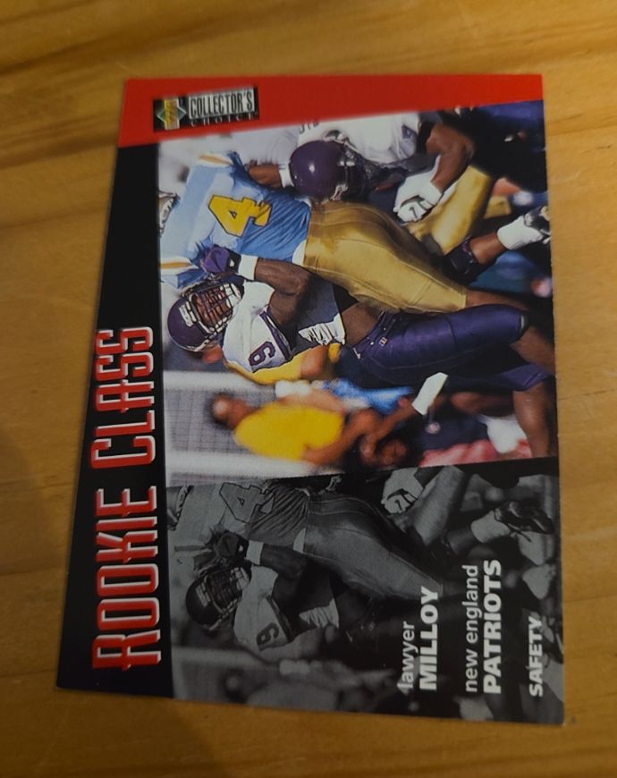 1996 Upper Deck Collector's Choice #24 Lawyer Milloy Rookie Class — front