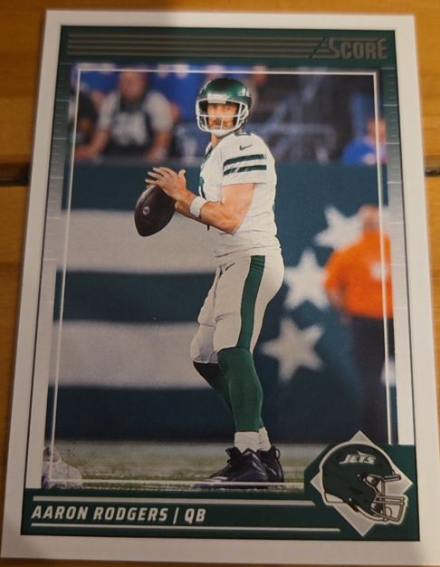 2024 Panini Score #222 Aaron Rodgers — front