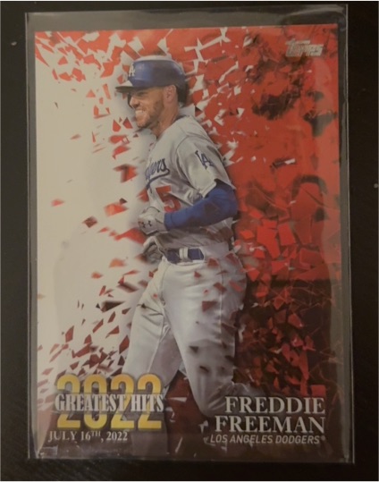 2023 Topps Series 1 2022 Greatest Hits #22GH-8 Freddie Freeman — front