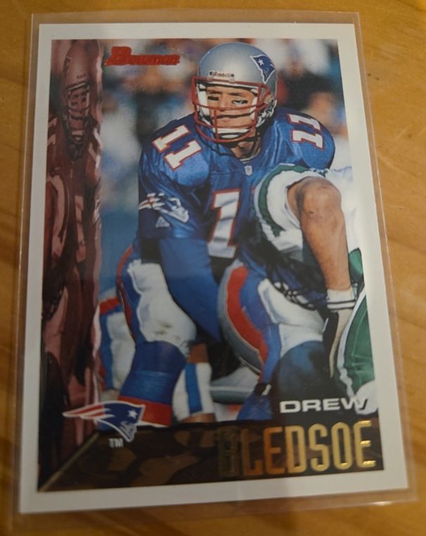 1995 Bowman #180 Drew Bledsoe — front