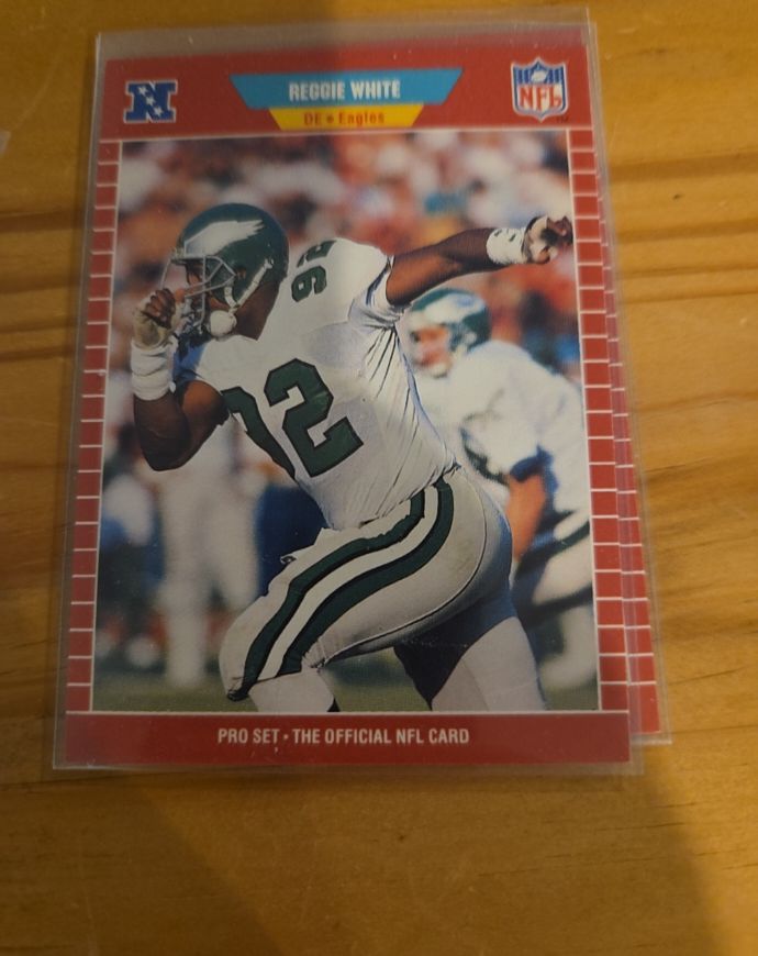 1989 Pro Set #325 Reggie White Philadelphia Eagles — front